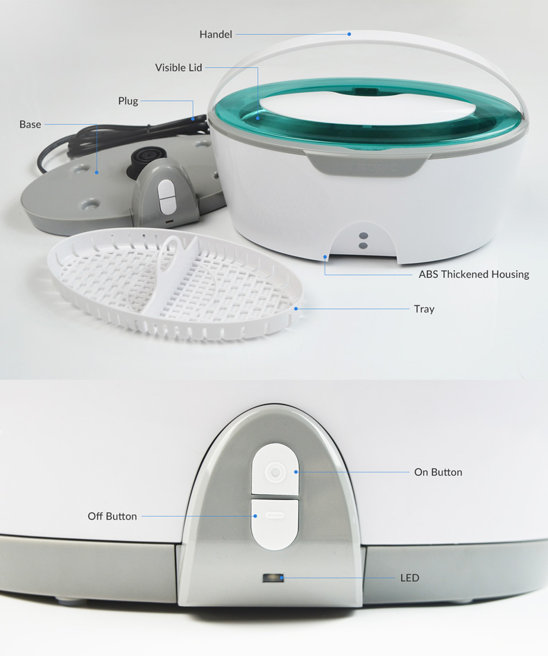 New Product launched!! Denture Ultrasonic Cleaner - GT Sonic U1