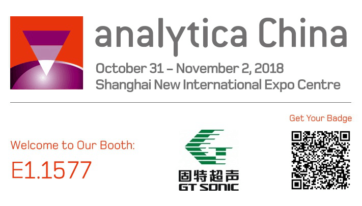 GT SONIC team invites you all to visit us at analytica China