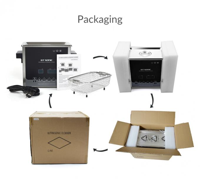 3L Ultrasonic Digital Cleaner Solid Structure Degas Function For Auto Parts 4