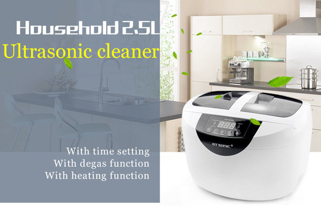 Household Lab Ultrasonic Cleaner VGT-6250 2.5 Liter Capacity 5 Cycles Timer 0
