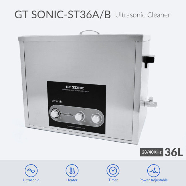 Square Shape Ultrasonic Parts Cleaner 20 - 80℃ Heating 24 Hours Working 0