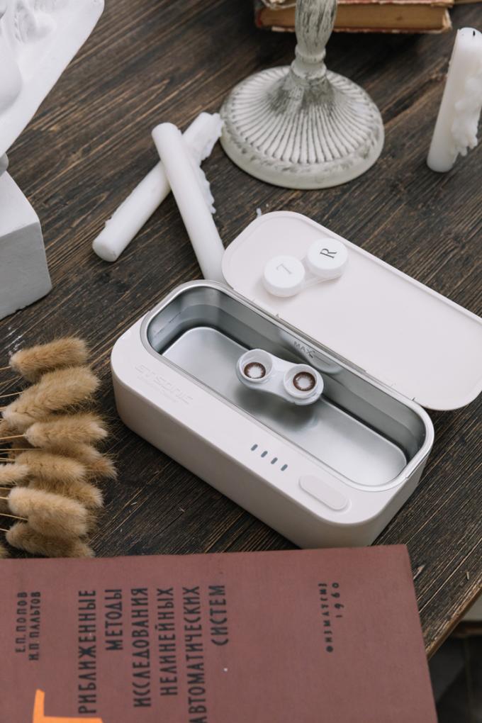 Anti - Overflow Small Ultrasonic Cleaner Dental Sterilization 18W With Battery 2