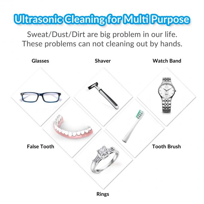 Digital Stainless Steel 600ml Ultrasonic Wash Tank For Watches 2