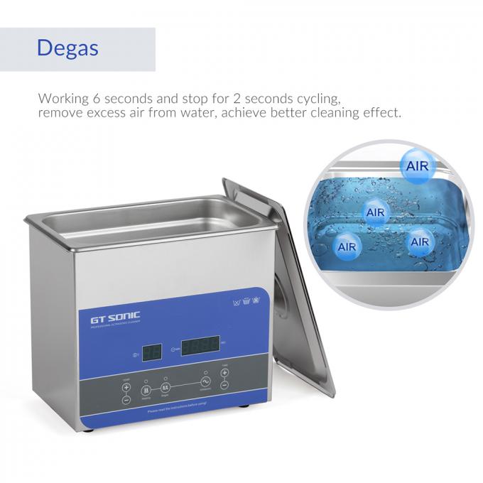 Digital 40000Hz 3L Heated Ultrasonic Cleaner With Heater Timer 2