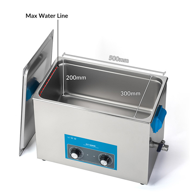 27L Large Capacity Ultrasonic Cleaner With 304 Stainless Steel Tank For Nozzle Auto Parts 1