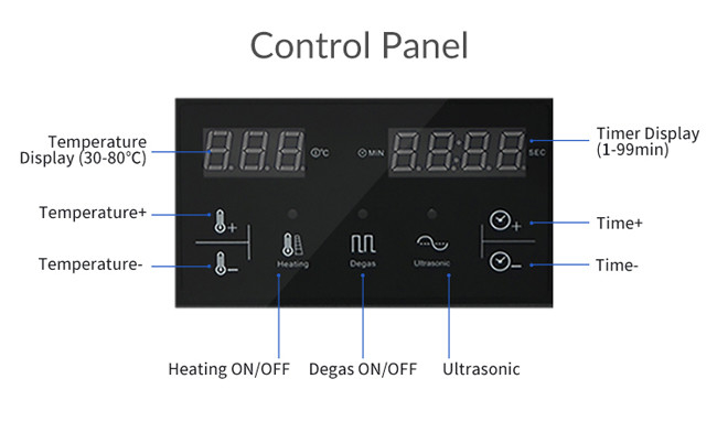 Touch Panel GT SONIC Ultrasonic Cleaner With Heater And Timer 3L For Lab Tools Cleaning 2