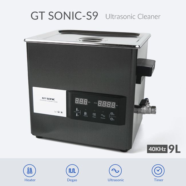 200W Ultrasonic Fruit And Vegetable Cleaner Machine 9L With Digital For Tools Glassware 0