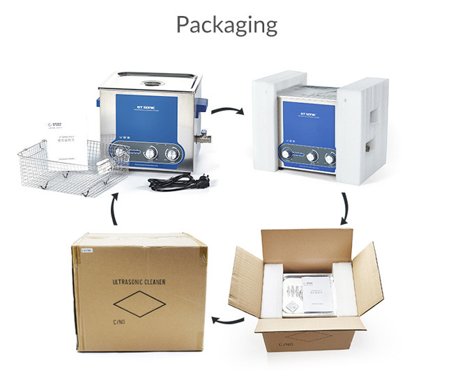 GTSONIC Ultrasonic Dental Cleaner 300w 13L Sonic Cavitation Machine 3