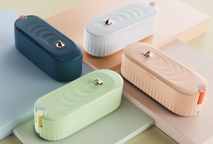 Small Ultrasonic Jewelry Cleaner 420ml Capacity 35W Power With UV Sterilization 2