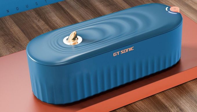 Small Ultrasonic Jewelry Cleaner 420ml Capacity 35W Power With UV Sterilization 3