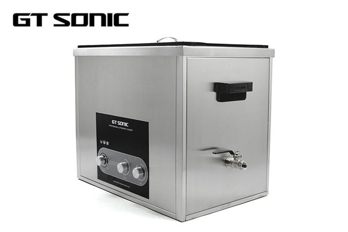 20 - 80℃ Heating Manual Ultrasonic Cleaner 2MM SUS304 Tank AC110 - 120V 60Hz 1