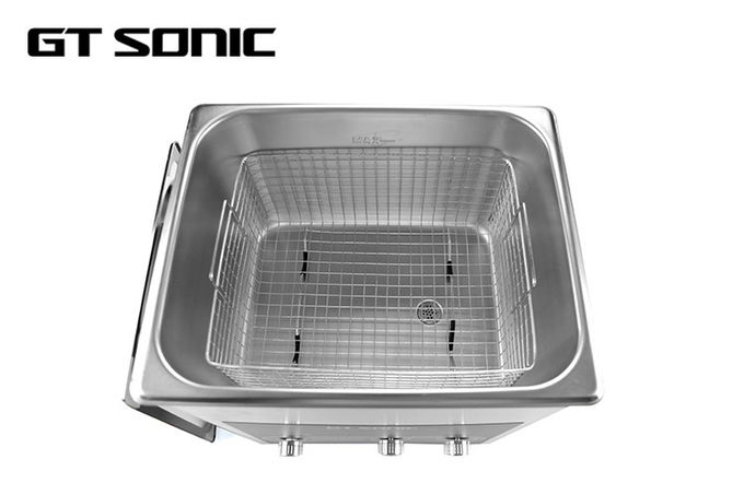 20 - 80℃ Heating Manual Ultrasonic Cleaner 2MM SUS304 Tank AC110 - 120V 60Hz 0