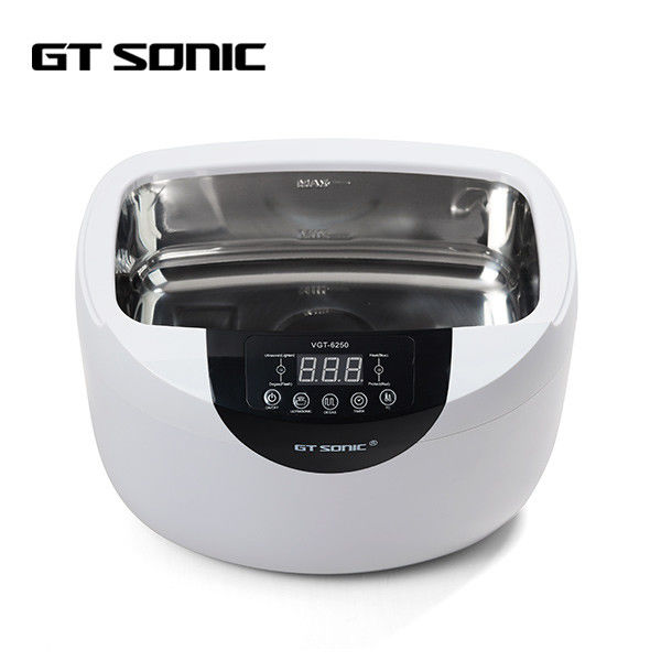 Stainless steel SUS304 2.5L 65w Sonic Denture Cleaner With Heater 0