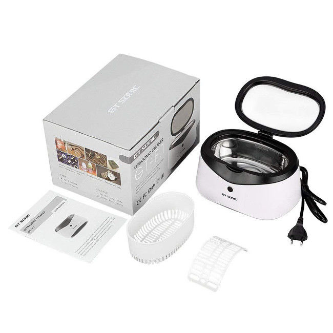 35W 40kHz Ultrasonic Watch Cleaner 600ml Capacity ABS Housing With SS Tank 3