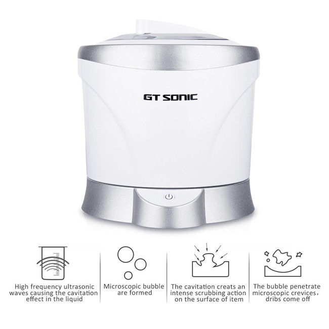 GT Ultrasonic Jewelry Cleaner With Auto 5 - Minutes Timer 175 * 155MM Unit 0