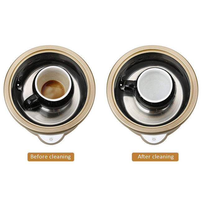 Durable Ultrasonic Glasses Cleaner Automatic Shut Off System 40000HZ 1