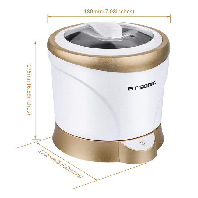 Detachable Sonic Ultrasonic Cleaner 1400ml Coffee Tea Cup 40kHz 35W SUS304 Tank 0