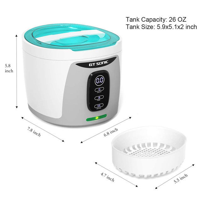 Detachable Tank Small Ultrasonic Cleaner 40kHz GT SONIC For Tableware 0