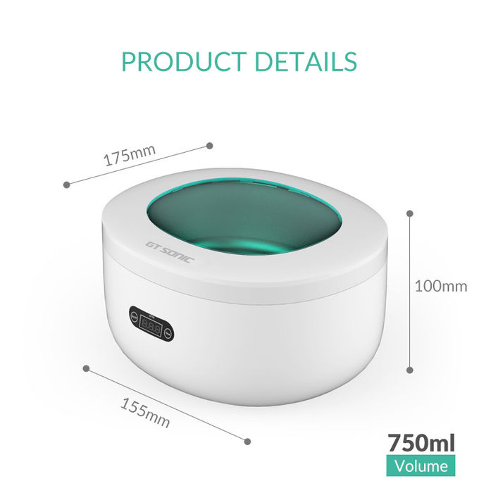 Electric Fuel GT SONIC Cleaner Ultrasonic Jewelry Cleaning 35W 40kHz Easy Operation 0