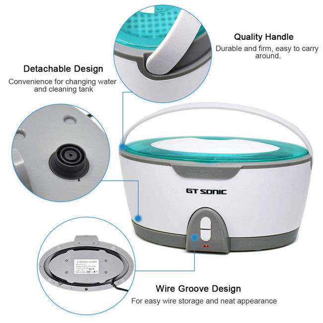 35w Home Ultrasonic Cleaner GT SONIC Ultrasonic Cleaner With Lid / Handle 3