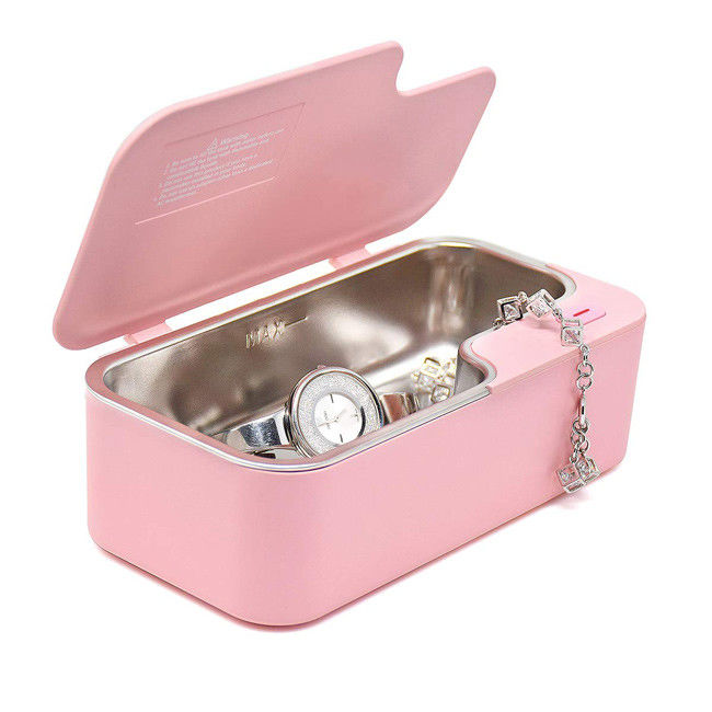 Stainless Steel Eyeglass Ultrasonic Cleaner DC 12V Portable Home Use 0