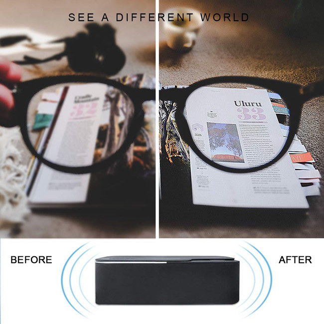 Portable Watch GT SONIC Cleaner Low Noise Eyeglasses 18W 40kHz 450ml Volume 0