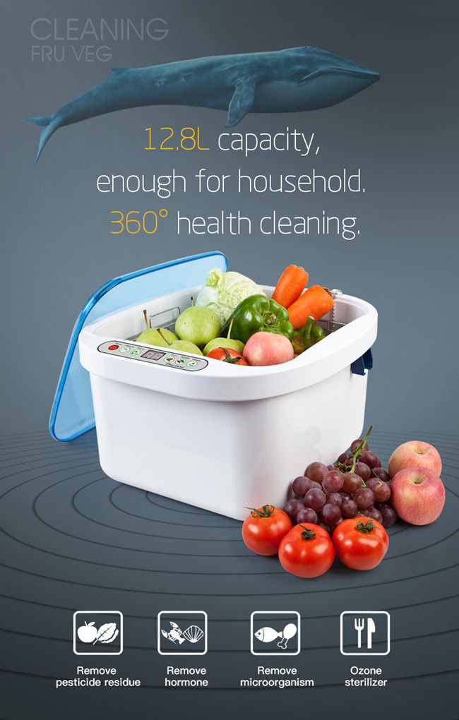 Portable Ozone Fruit And Vegetable Washer Anti Bacteria Transparent Lid 2