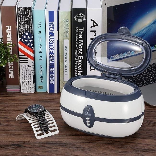 Energy Saving Ultrasonic Glasses Cleaner Small Size 3 Mins Auto Shut Off 0