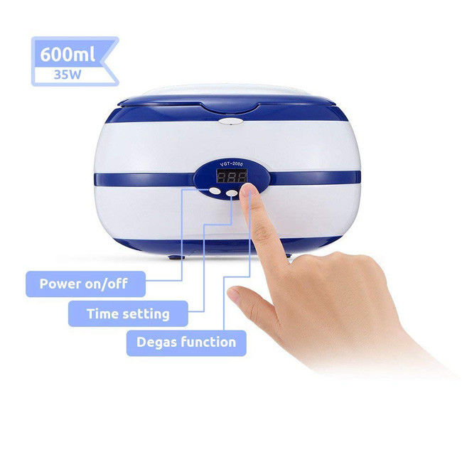 VGT 2000 35W 40kHZ Household Ultrasonic Cleaner 0.6L SUS304 Tank 1