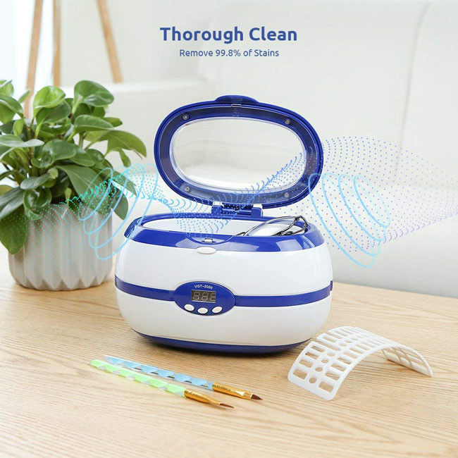 VGT 2000 35W 40kHZ Household Ultrasonic Cleaner 0.6L SUS304 Tank 0