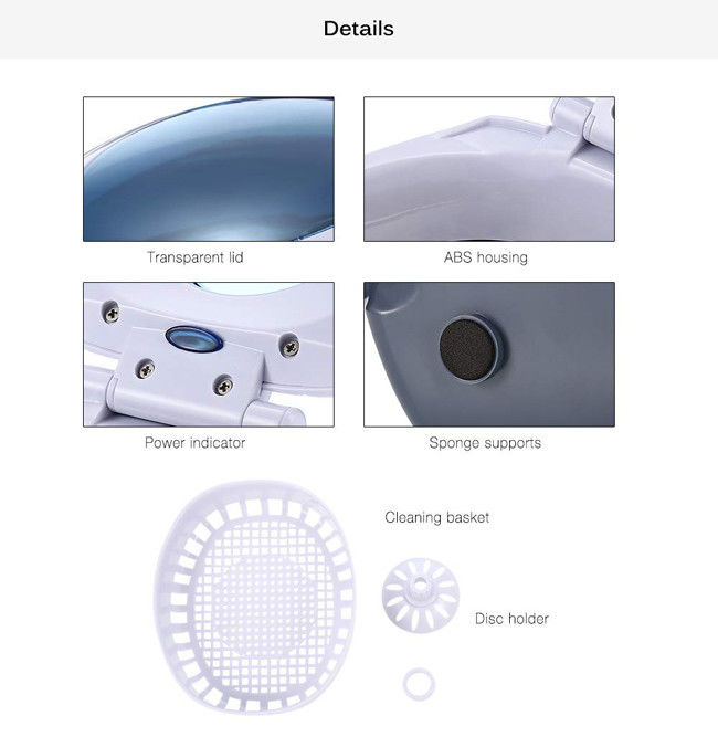 5 Mins Timer Household Ultrasonic Cleaner GT SONIC 750ml Capacity 40kHz For CD 3