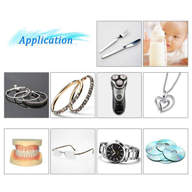 40Khz 35W Digital Ultrasonic Cleaner , Professional Ultrasonic Jewelry Cleaner 750ml 0