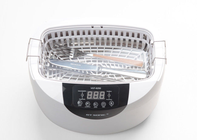 Heated Household Ultrasonic Cleaner , Small Size Digital Ultrasonic Cleaner 2