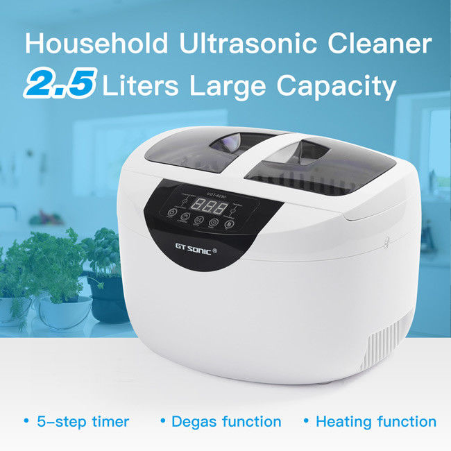 Portable Vegetable And Fruit Cleaner Ultrasound Washing 2500ml Tank With Degas Function 0