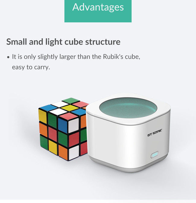 Super Mini GT SONIC Cleaner For Jewelry 1A Adapter 105 * 105 * 88MM 0