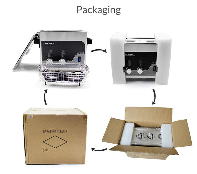 Mini Size Ultrasound Washing Machines , High Frequency Ultrasonic Cleaner 1