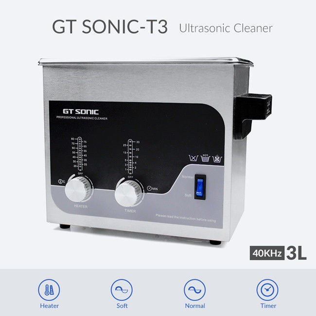 Mini Size Ultrasound Washing Machines , High Frequency Ultrasonic Cleaner 0