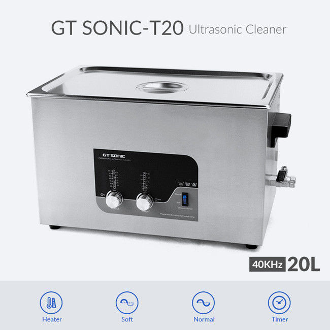 Silver Commercial Ultrasonic Cleaner , Industrial Ultrasonic Parts Cleaner 1