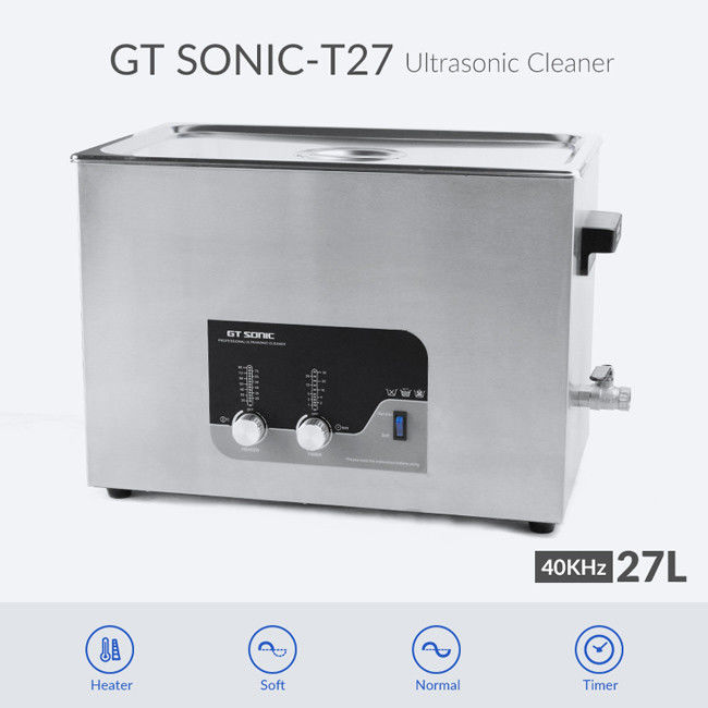 27L Benchtop Ultrasonic Cleaner Dual Power Knob Operation For Filter Nozzle Cleaning 0