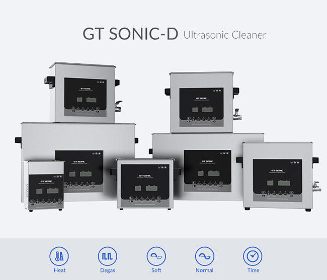 Digital Heated Ultrasonic Bath Cleaner SUS304 Material Cleaning Tanks 300*240*150mm 0