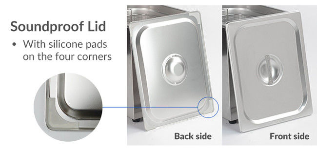 200 Watt Lab Ultrasonic Cleaning Equipments Ultrasonic Bath 9L GT SONIC D9 0