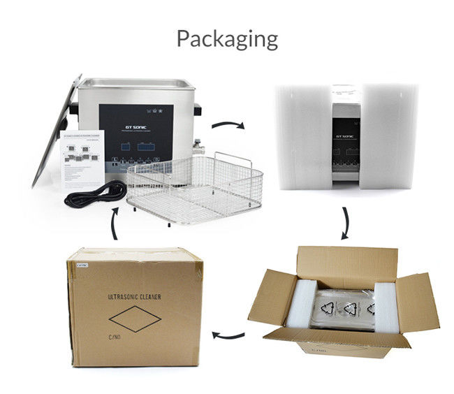 13L Medical Ultrasonic Cleaner , Dual Power Ultrasonic Mouthguard Cleaner 2