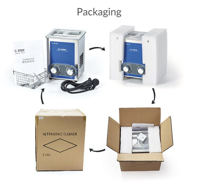Power Adjustable Ultrasonic Gun Cleaning Machine 40KHz 50W 30 Min With CE Approval 5