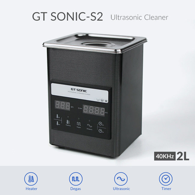 Benchtop 2L Digital Ultrasonic Cleaner LED Display With Basket 0
