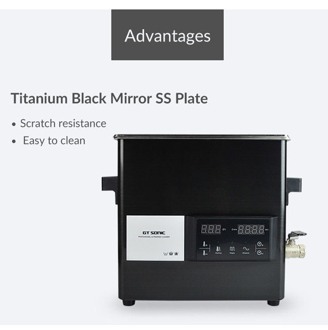 110V Ultrasonic Vegetable And Fruit Washer Easy To Use With Ditial Heater Timer For 6L Tank 1
