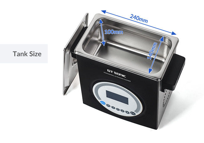 Small Size Ultrasonic Jewelry Cleaner , Black Color Ultrasonic Ring Cleaner 2