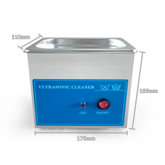 Benchtop Type Small Ultrasonic Cleaner Mechanical Control Ceramic Heaters 1