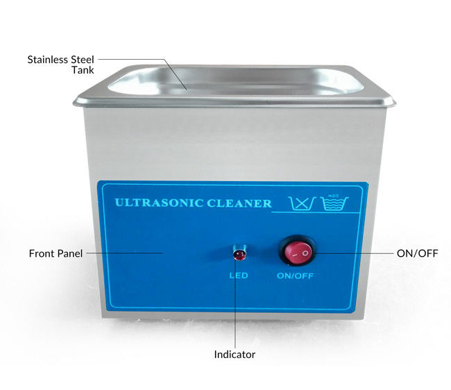 Benchtop Type Small Ultrasonic Cleaner Mechanical Control Ceramic Heaters 0