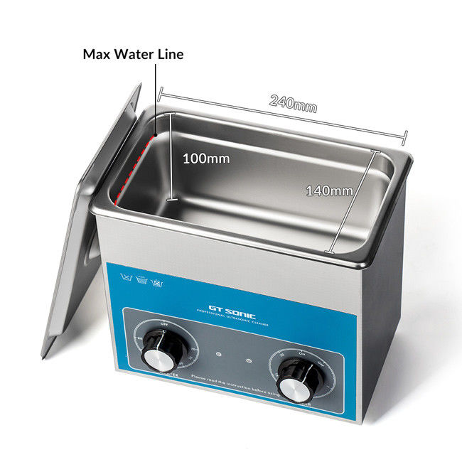 Square Eyeglass Cleaning Machine , Durable SONIC Wave Ultrasonic Cleaner 1