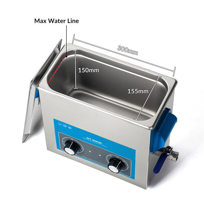 300W Ultrasonic Cleaning Machine Knob Adjust Timer And Temperature For Parts Fuel Injector Tattoo Equipment 2